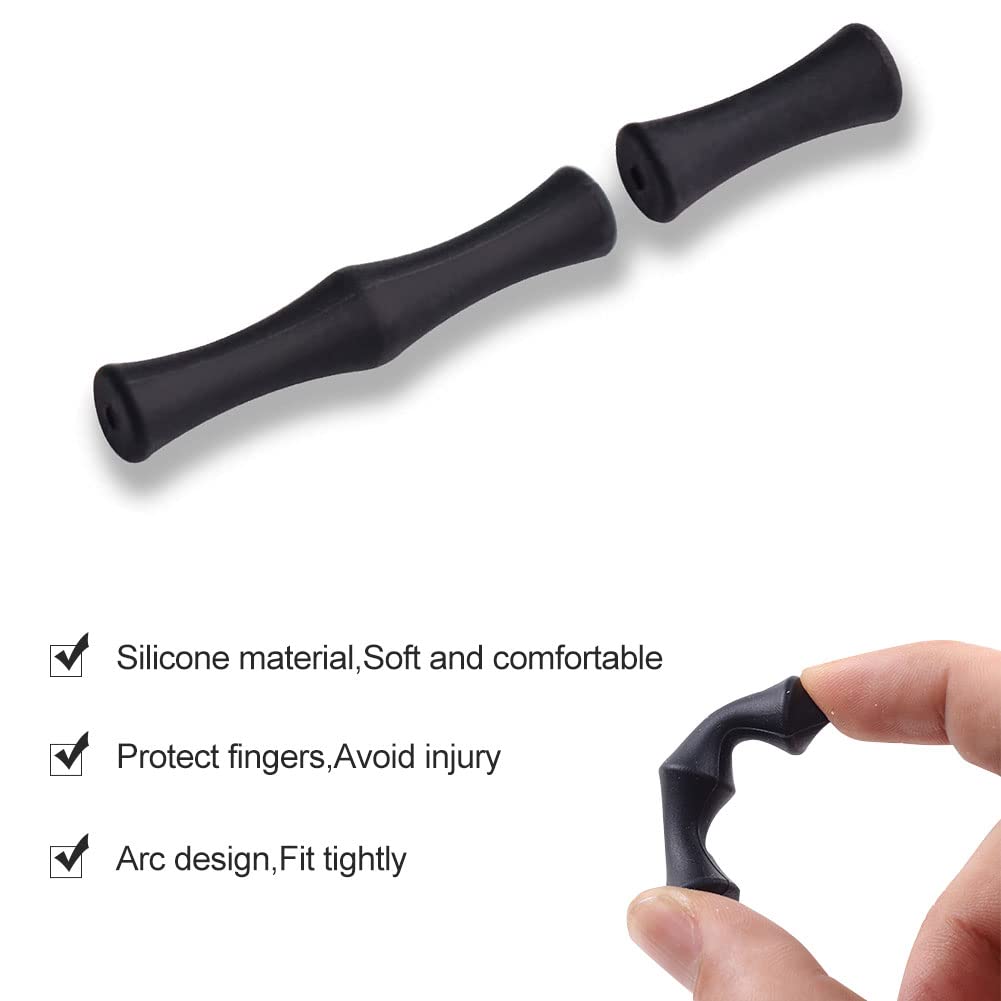 Équipement Doigt de Tir à l'arc, Tir à l'arc de Protection de Doigts, Doigts de Tir à l'arc en Silicone, Cordes D'arc de Chasse de Tir Protège-Doigts Protecteurs, pour Outils de Protection D'arc