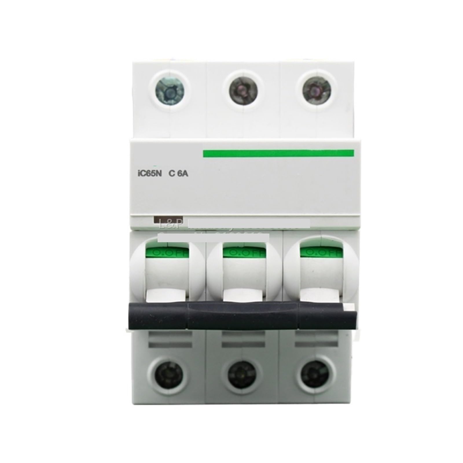 LHNBGTUIW Electrical IC65N 3P C6A A9F18306 Vacuum Mini Circuit Breaker MCB Acti9 Type C