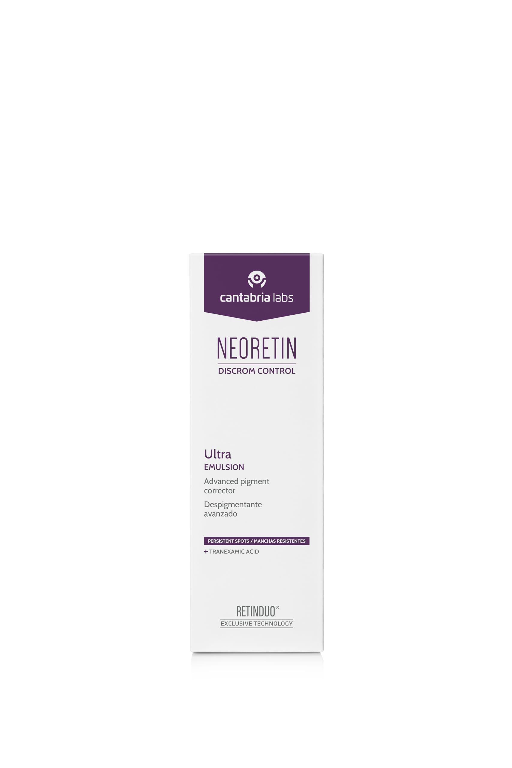 Neoretin Discrom Control Ultra Emulsión, Despigmentante Ultra Intensivo, Sin Color, 30 Mililitro