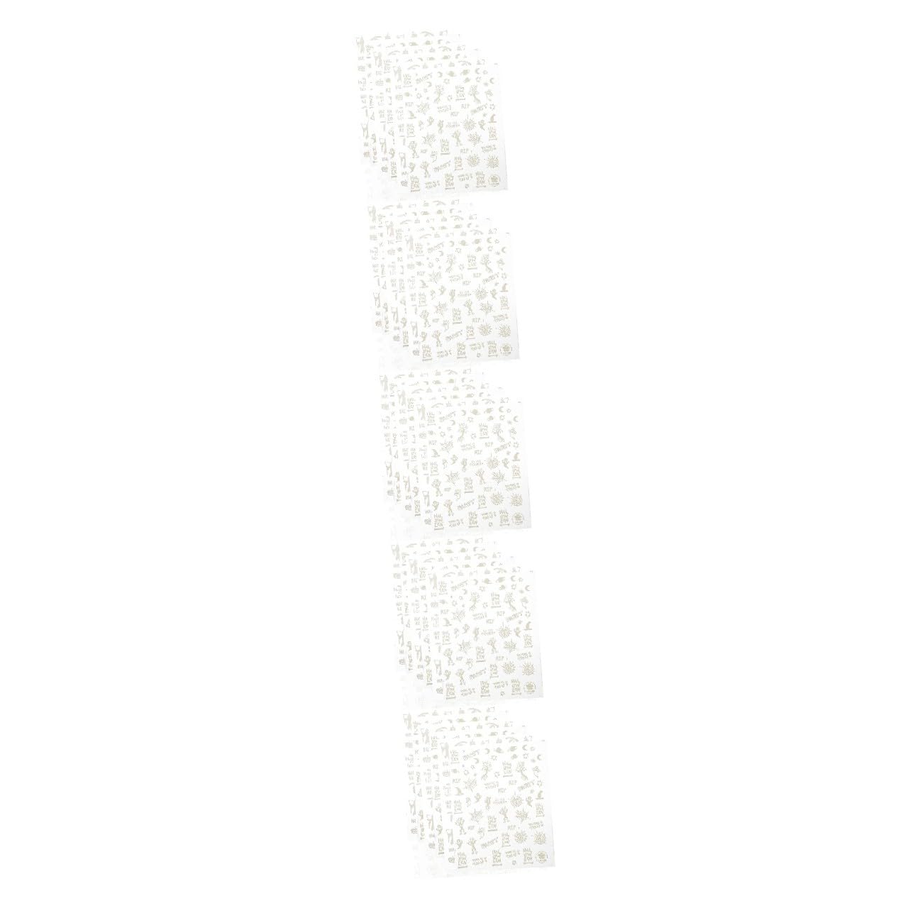 Healvian 30fogli Adesivi Per Unghie Glow in The Dark Di Halloween Decorazioni Per Nail Art Con Design Di Zucche e Fantasmi Perfetti Per Unghie Naturali e Acriliche Facili Da Applicare e