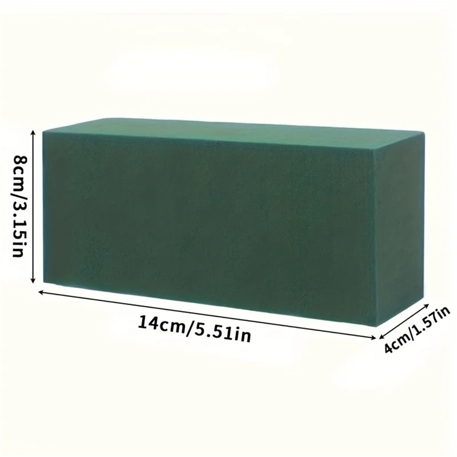 Espuma Floral 4 bloques de espuma floral verde, ideales for decorar arreglos florales seda, plantar y hacer manualidades