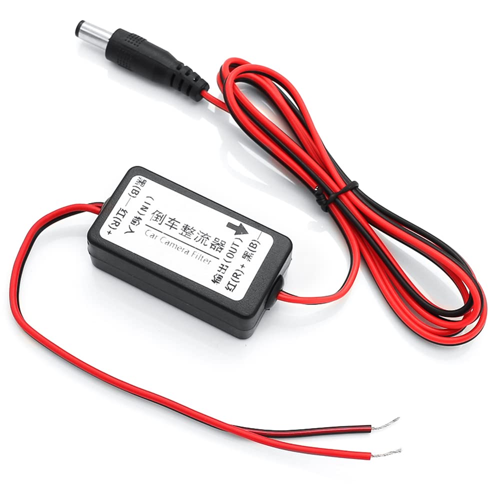 Filtre Anti-interférence Caméra De Recul 12V - Compatible Voitures Allemandes/américaines