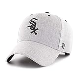 47_brand Gorra MLB Chicago White Sox MVP Curved V Struct Fit Storm Cloud Gris Talla: Ajustable