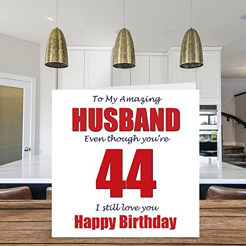 Divertente biglietto di auguri per il 44°