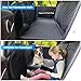PJDDP Comfortable Back Seat Extender for Dogs, Hard Bottom Dog Seat Cover to Enhance Space Supports 330Lb, Waterproof Dog Backseat Extender Hard Bottom, Hard Bottom Dog Hammock for Cars, Suvs, Trucks