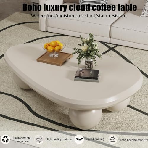 Table basse gain de place ovale pour sécuriser et moderniser le salon
