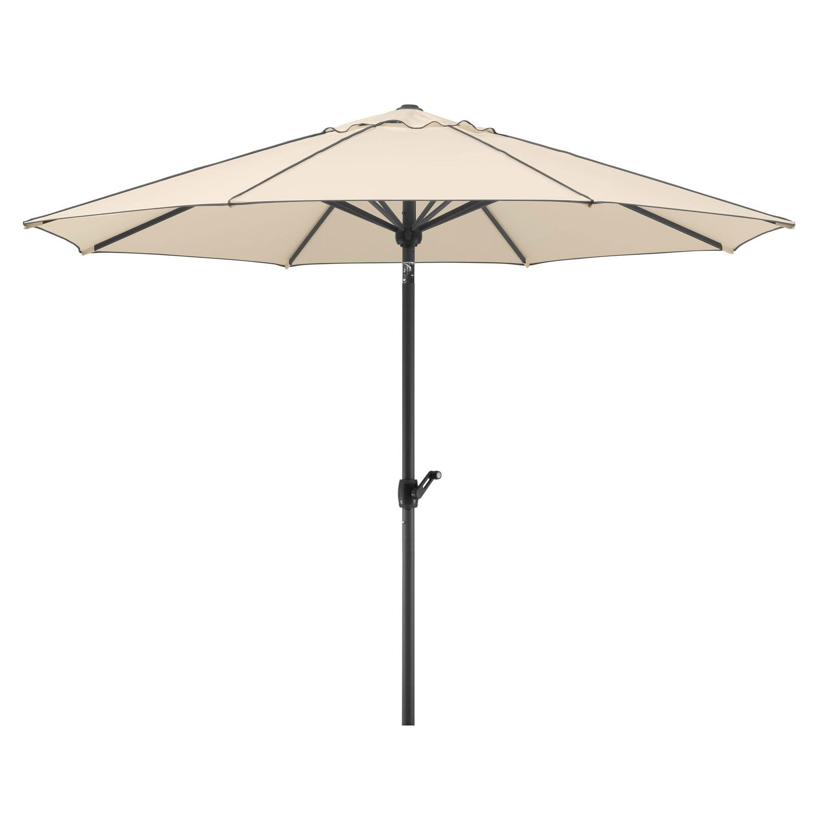Schneider Sonnenschirm Adria, natur, 300 cm rund, Gestell Alu/Stahl, Bespannung Polyester, 7 kg