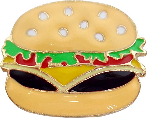 Pin's cheeseburger émail pour customiser les vêtements des passionnés de street food
