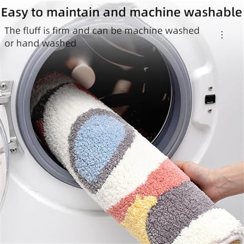 Image of Home Decor Multicolor Anti Skid Bath Mat for Bathroom, Anti Slip Bath mat, Non Slip Bath mat Door mat for Bathroom, Living Room Kitchen Bedroom (Lucky Mat)