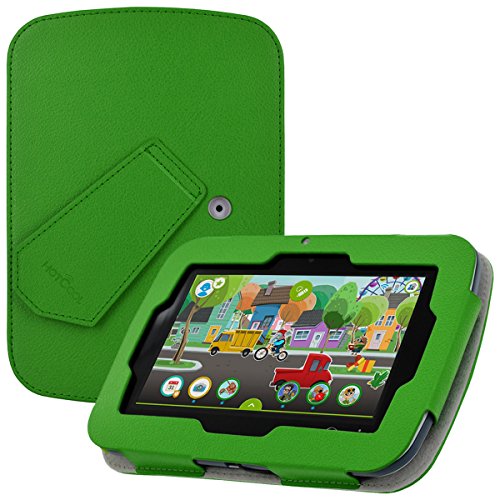 LeapPad Academy Case & Leapfrog Epic Academy Case - HOTCOOL New PU Leather with Kickstand Cover Case for LeapPad Academy & Leapfrog Epic Academy 7
