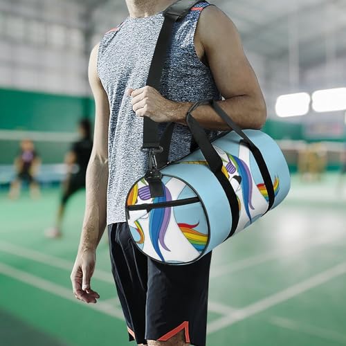 Duffel bag licorne résistant idéal pour gym et randonnée