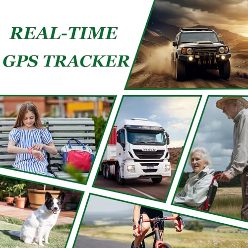 GPS Tracker for Vehicles,Mini Car GPS Tracker Portable Real Time Magnetic GPS Tracking Device,Full Global Coverage Location Tracker for Kids,Dogs,Trucks/Person,No Monthly Fee