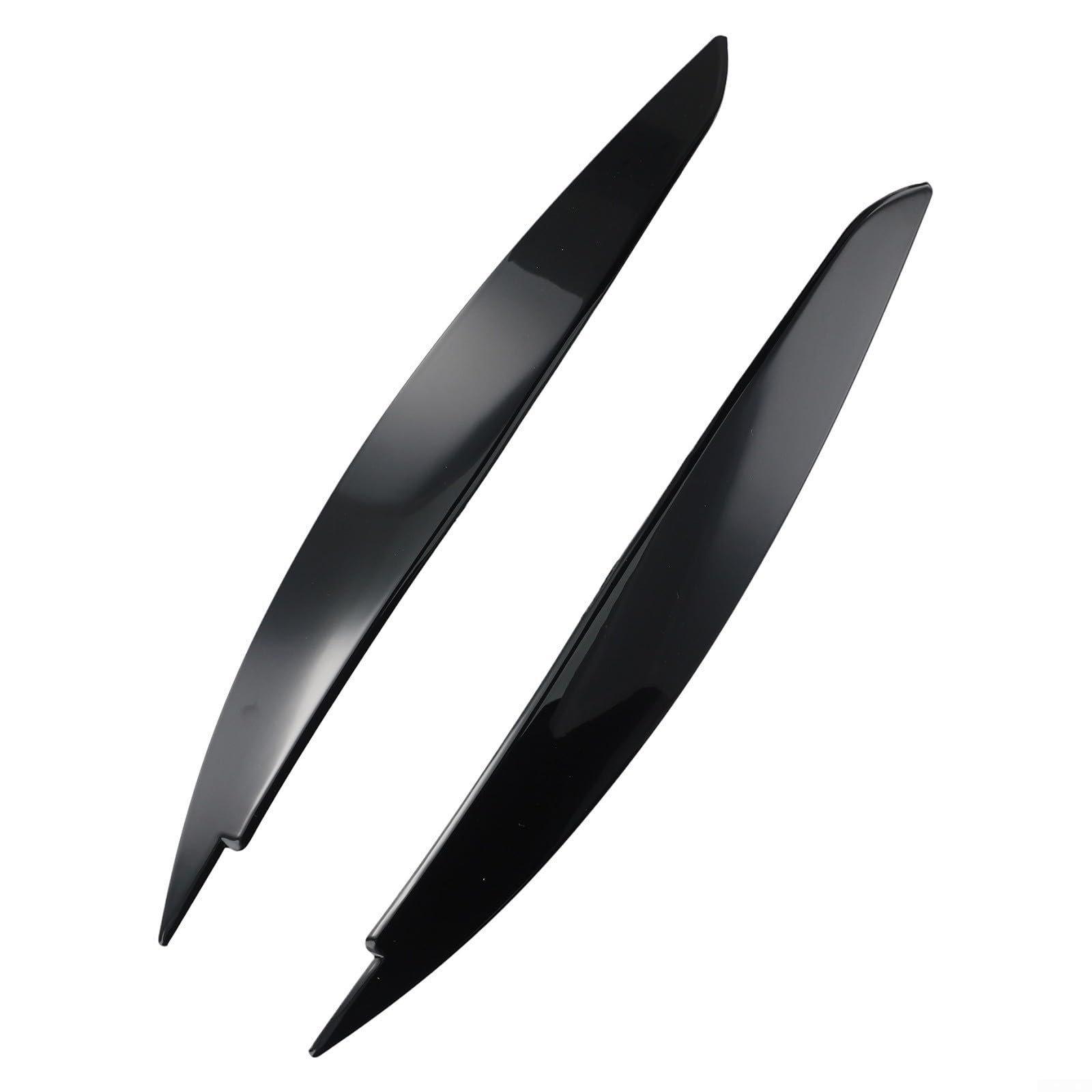 Pegatinas de plástico negro para cejas, faros delanteros, para BMW Serie 1 E87, E88, E81, E82, párpados, cejas 2008 – 2008 – 13