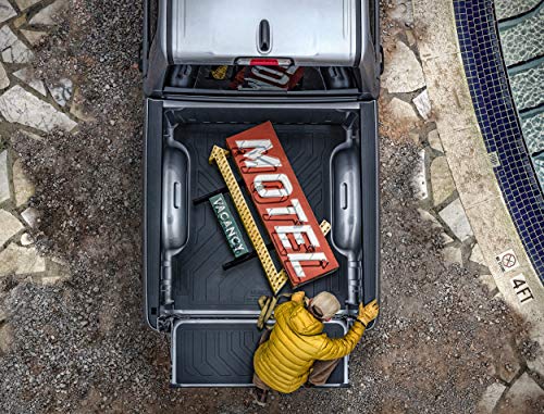 Husky Liners - 16002 Heavy Duty Bed Mat Fits 2009-2018 Dodge Ram 1500 5.8' Bed, Black #TOP1