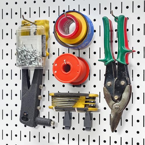 Image of 3-inch Wire Hook Model 113 Gray | Compatible with Wall Control | for Tool Wall Organization of Combination Wrenches, Adjustable Wrenches, Hammers, Paint Brushes, Merchandise, and More | 10-Pack