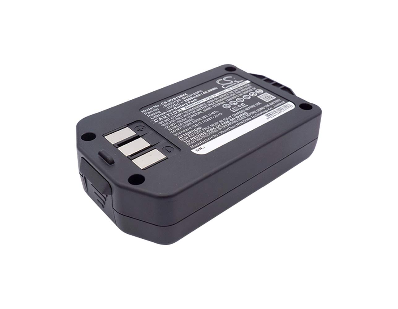 CS-HVS120VX Batteria 2000mAh compatibile con [Hoover] 0007350204042, Air Cordless 2-in-1 Deluxe Stick, Air Cordless 20, 20 Volt Upright Vacuum Cleaner, Life, Life 2.0, 3.0, BH50100, BH50100RM, BH5011