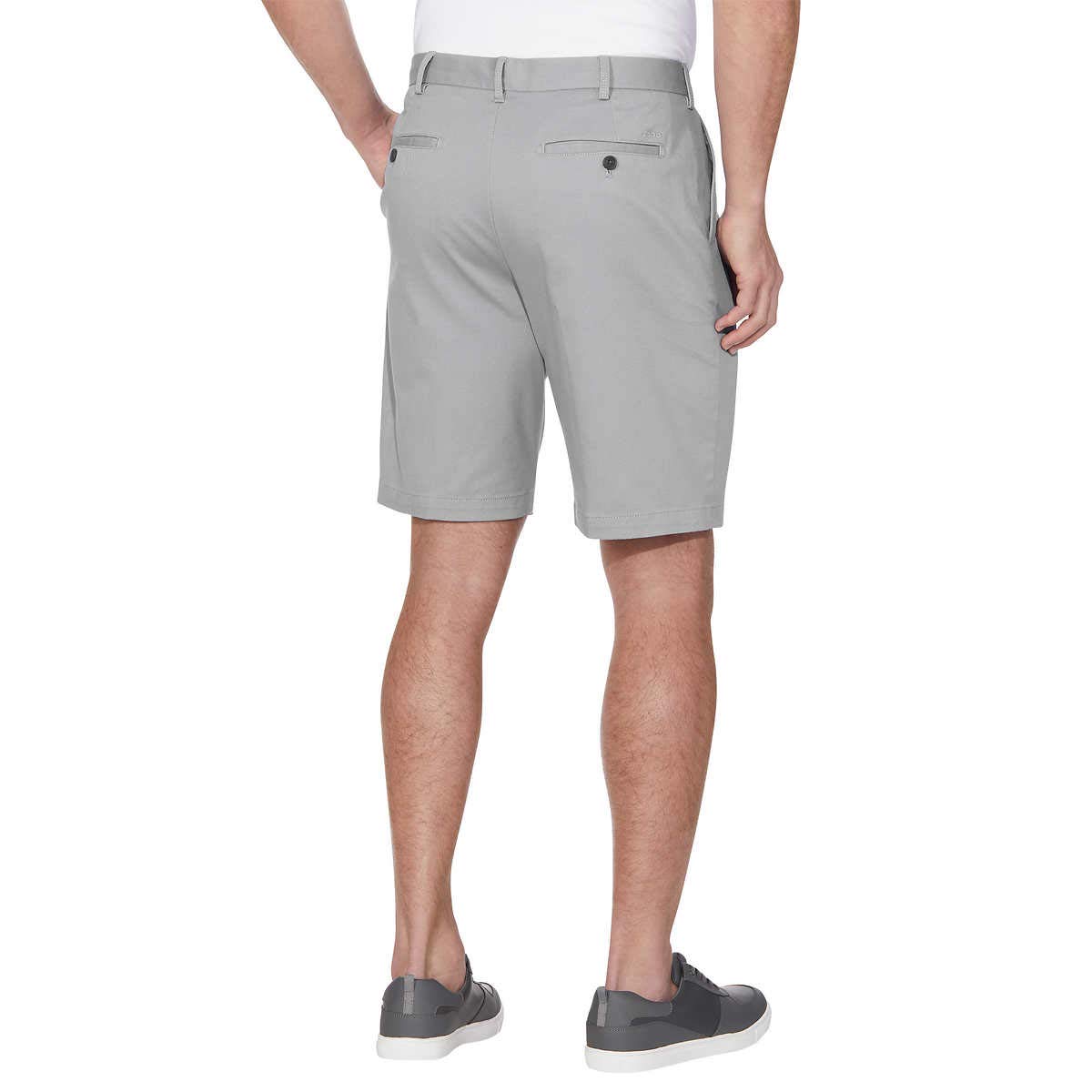 Snapklik.com : IZOD Mens Saltwater Flat Front Stretch Chino Shorts