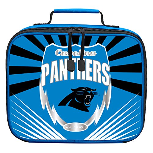 NFL Carolina Panthers "Lightning" Lunch Kit, 10" x 8.5" x 3"