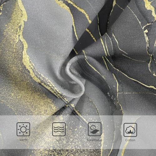 Stylish Girls Underwear Toddlers 2t Cotton Panties for Girl Abstract Marble Textures Gray Black Briefs Underpants3