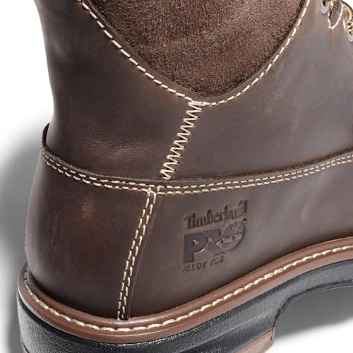 Timberland PRO Timberland PRO Women's Hightower 6 Inch Alloy Safety Toe Waterproof Industrial Work Boot, Kaffe Brown-2024 NEW, 7.5
