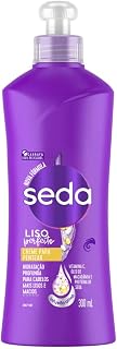 Creme Para Pentear Seda 300Ml Liso Perfeito Unit, SEDA, Branco