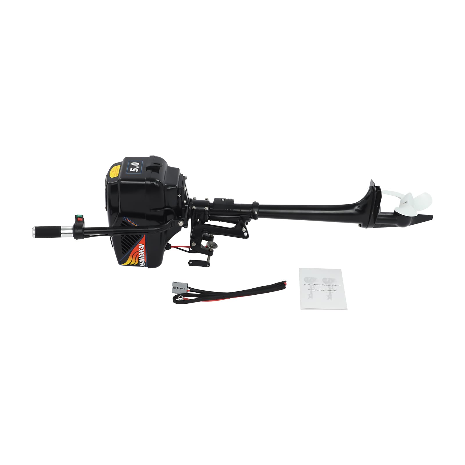 800KG Elektromotor Boot Außenbordmotor 1200W Angelboot Elektro Motor mit Stufenloser, 360° Joystick 48V Außenborder E Motor Boot Aussenborder für 2-4m Boots Elektro Bootsmotor
