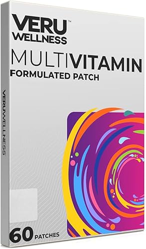 Veru Wellness Multi Vitamin Plus Daily Patch - Parche autoadhesivo, 8-10 horas (60 unidades)