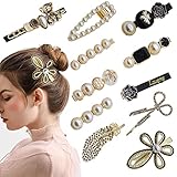 【Feines Design】 Stilvolle, elegante und einfache Haarklammern eignen sich perfekt für jede Art von Frisur, lockig und gerade, dick und dünn. Modische Haar-Dekorationen bringen Ihnen eine andere Schönheit.