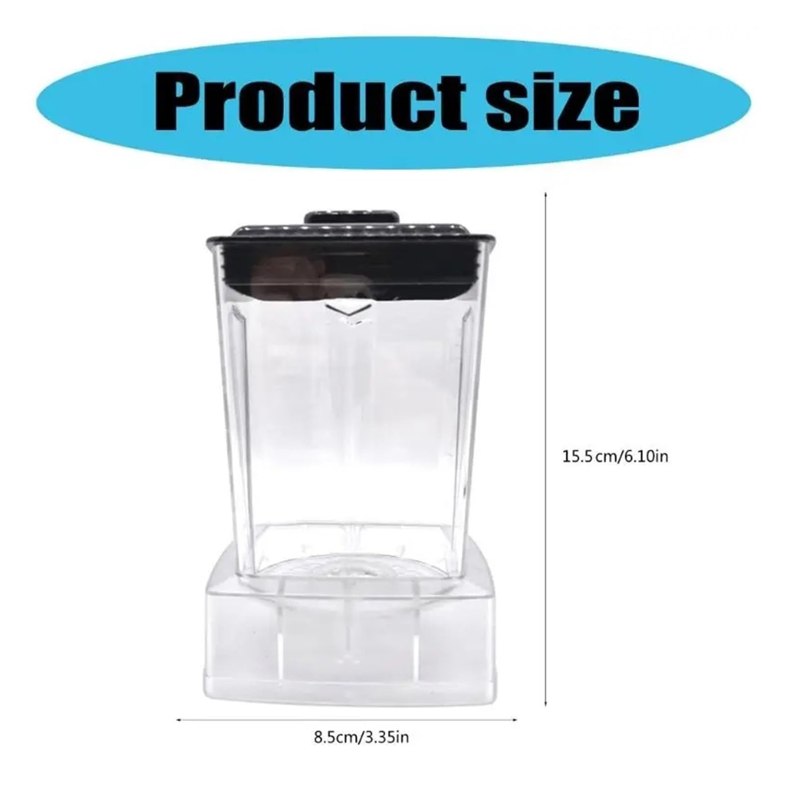 Compatible avec les broyeurs universels et domestiques, ce bol convient aux blenders haute vitesse et aux appareils de cuisine for le broyage des céréales et des noix.(1 whole set)