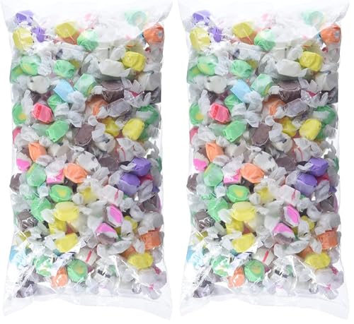 Sweet Candy Company Salt Water Taffy Individually Wrapped - Salt Water Taffy Candy Bulk, Old Fashioned Assorted Flavors, Soft and Chewy Candy Mix, Gluten Free Variety Pack - 3 lb Bag (Pack of 2) image 3