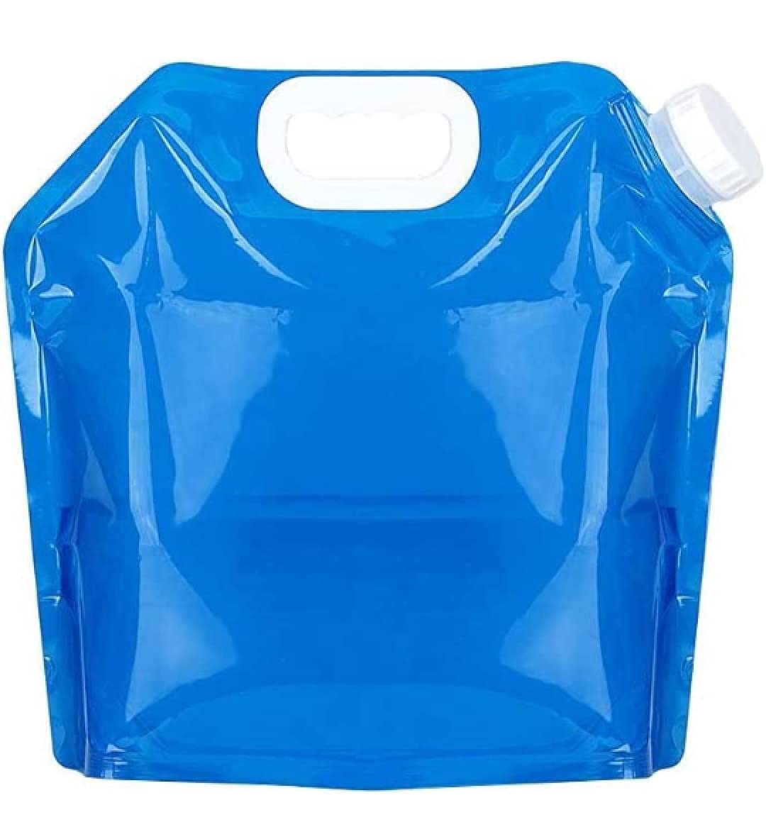 Portable Collapsible Water Storage Tank Water Container Water Carrier Lifting Bag Camping Hiking Survival Kit Tool / 5 Liters (Transparent in Colour) (B0B68ZKBD5) Amazon Price History, Amazon Price Tracker