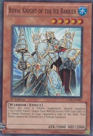 Yu-Gi-Oh! - Caballero Real de la Barrera de Hielo (STBL-EN091) - Explosión Starstrike - 1 Edición - Super Rare