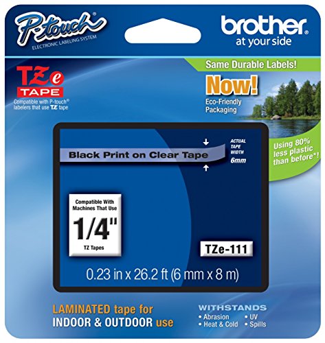 Ruban adhésif TZe P-touch noir imprimante Brother PT-2700 PT2700 6mm