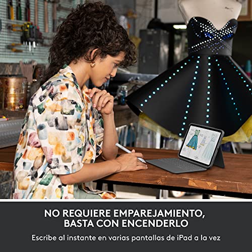 Logitech Crayon: lápiz digital para iPad con punta inteligente y carga rápida USB-C 4