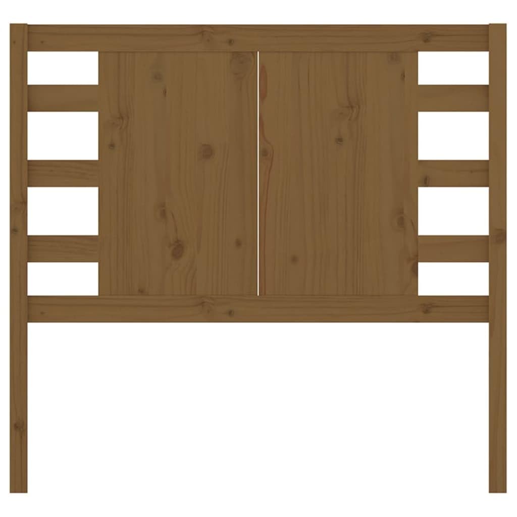 818753 Testiera Ambra 96x4x100 cm in Legno Massello di Pino Testata in Legno,Testata Letto Matrimoniale Muebles Dormitorio Spalliera Letto Testiere per Letto Matrimoniale