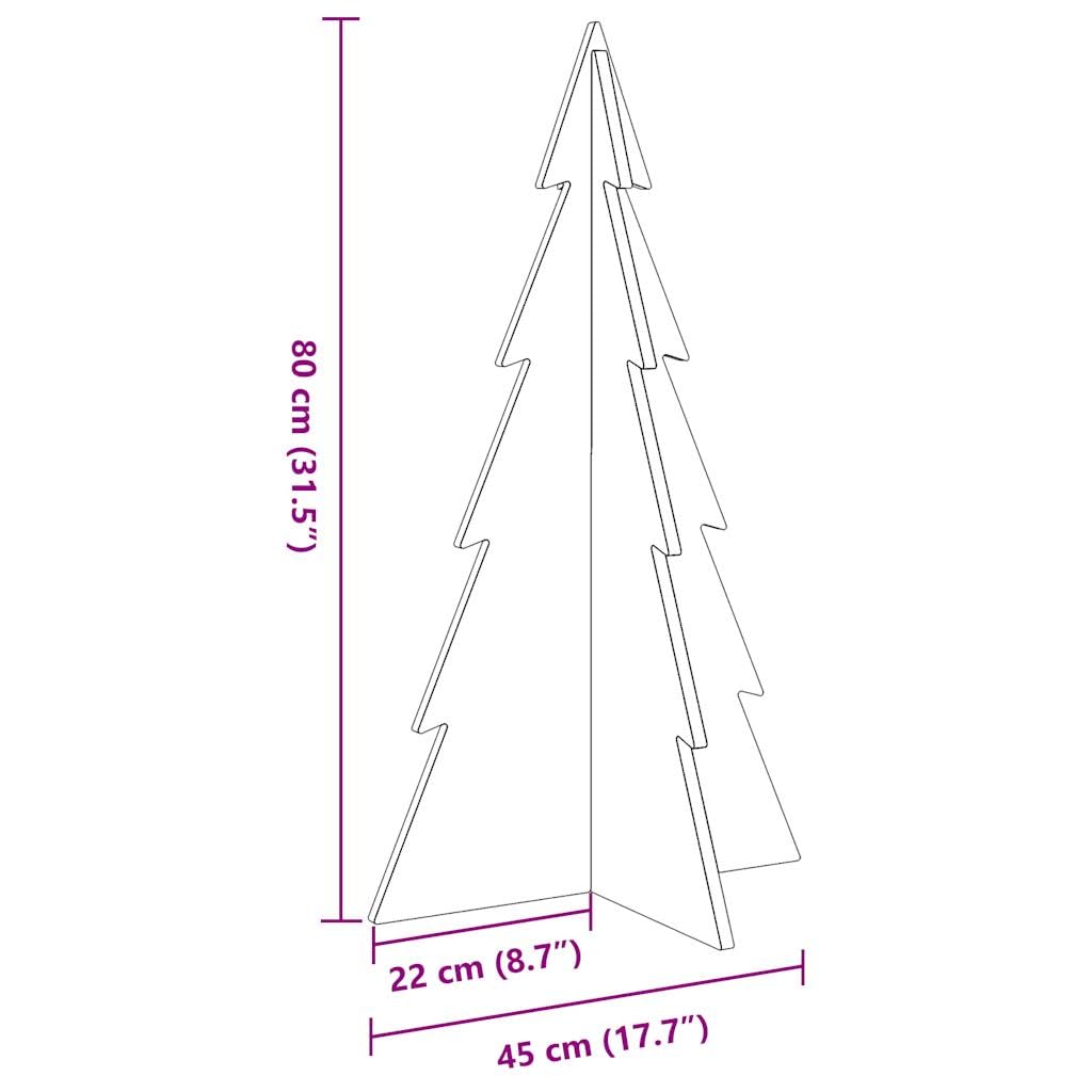 Árbol de Navidad de Madera Natural para Decoración Festiva - Estilo Rústico Hecho a Mano con Base Estable - Ideal para Hogar, Oficina y Eventos Especiales,