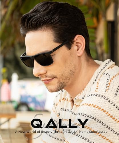 Polarized Sunglasses for Men Rectangular Frame Men's Polarized Sunglasses Sports Sunglasses with UV400 Protection2