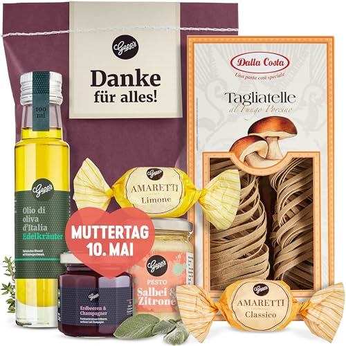 Gepp’s Feinkost Wellness Wundertüte 'Beste Mama der Welt' zu Weihnachten I Muttertagsgeschenk für eine genussvolle Auszeit mit Köstlichkeiten wie Beauty Day Tee...