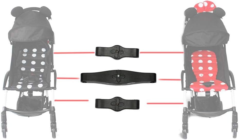 Owlhouse Stroller Connector for YOYO Stroller Connector, 2-in-1 Stroller Connector, Dual Stroller Connection for Aiqi/Yoya/Kidd/VOVO