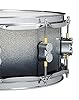 Pacific Drums Concept Maple Snare, 14" x 5.5", Silver to Black Sparkle Fade Lacquer | Features a 10-ply European Maple shell and high-end DW drum hardware #2