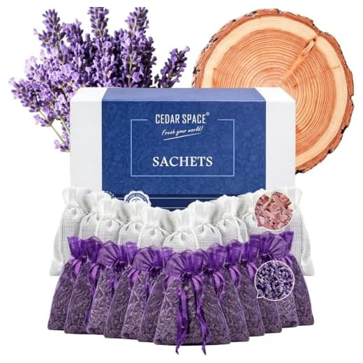 Cedar Space Cedar Blocks for Clothes Storage Set of 24, Cedar Sachets 12-Pcs Lavender Sachets 12-Pcs, 100% Aromatic Red Cedar Accessories for Wardrobes Closets and Drawers