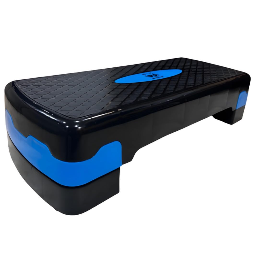 Mapache Heavy duty Polypropylene Adjustable Home Gym Exercise Fitness Stepper for Exercise Aerobics Stepper with 2 Height Adjustments| Max Weight 250kgs Color (Blue) (B0D9P1V9NZ) Amazon Price History, Amazon Price Tracker