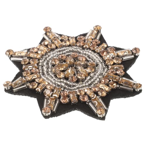 Gogogmee Broche Decorativo de Cristal para Ropa y Zapatos Parche de Aplique para Manualidades DIY Adorno para Bodas para Vestidos Cinturones y Zapatillas Deportivas