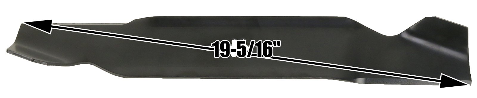 2 Pack – Estados Unidos cortacésped cuchillas para MTD 742 – 0610, 942 – 0610, Bolens 942 – 0610, Troy-Bilt 742 – 0610, Massey Ferguson