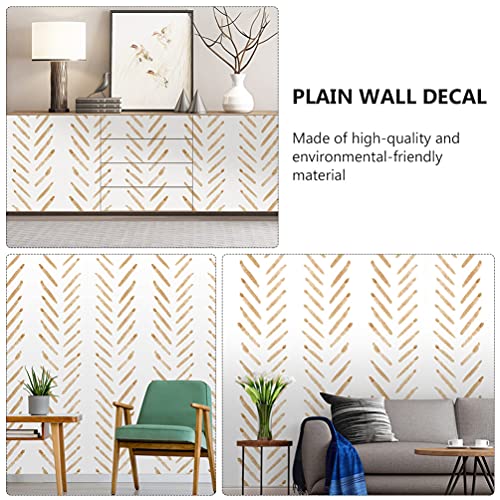 VORCOOL 1Pc Superior Seamless Papel de Fundo Papel De Parede Simples para Sala Fundo Prateleira Casa