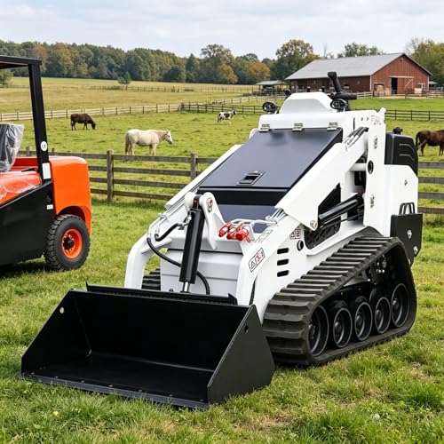 Funzionamento ergonomico in piedi: il design ergonomico migliora la visibilità e il controllo, consentendo sia ai principianti che ai professionisti di utilizzare il mini skid steer loader in modo fluido ed efficiente.