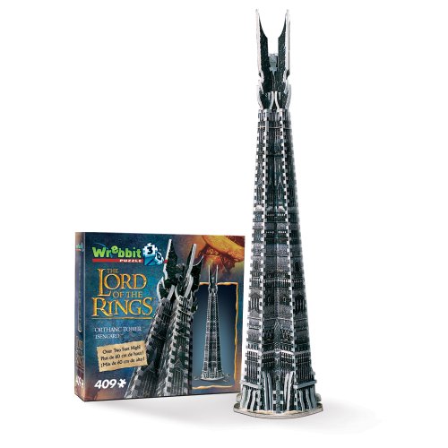 Wrebbit 3D W3D-1001 - Isengard - Orthanc Tower, Lord Of The Rings 3D-Puzzle – Bild 4