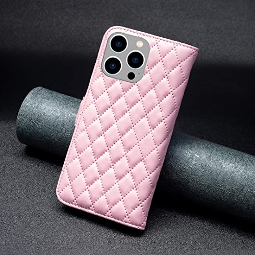 Changjia Iphone 14 Pro Max Wallet Case For Women Men, Magnetic Pu Leather With Credit Card Holder Slots Flip Cover Kickstand Shockproof Tpu Shell Protective Case For Iphone 14 Pro Max 6.7" 2022 (Pink) #TOP4