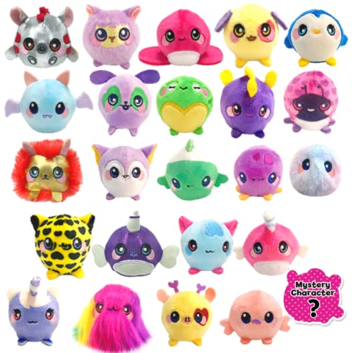 Eenie Teenies by Squeezamals- 10pks with an Eenie Teenie Character in Each! Collect All 24 Characters from Series 1! Mini-Blind Packed Fun! Made, Safe Materials
