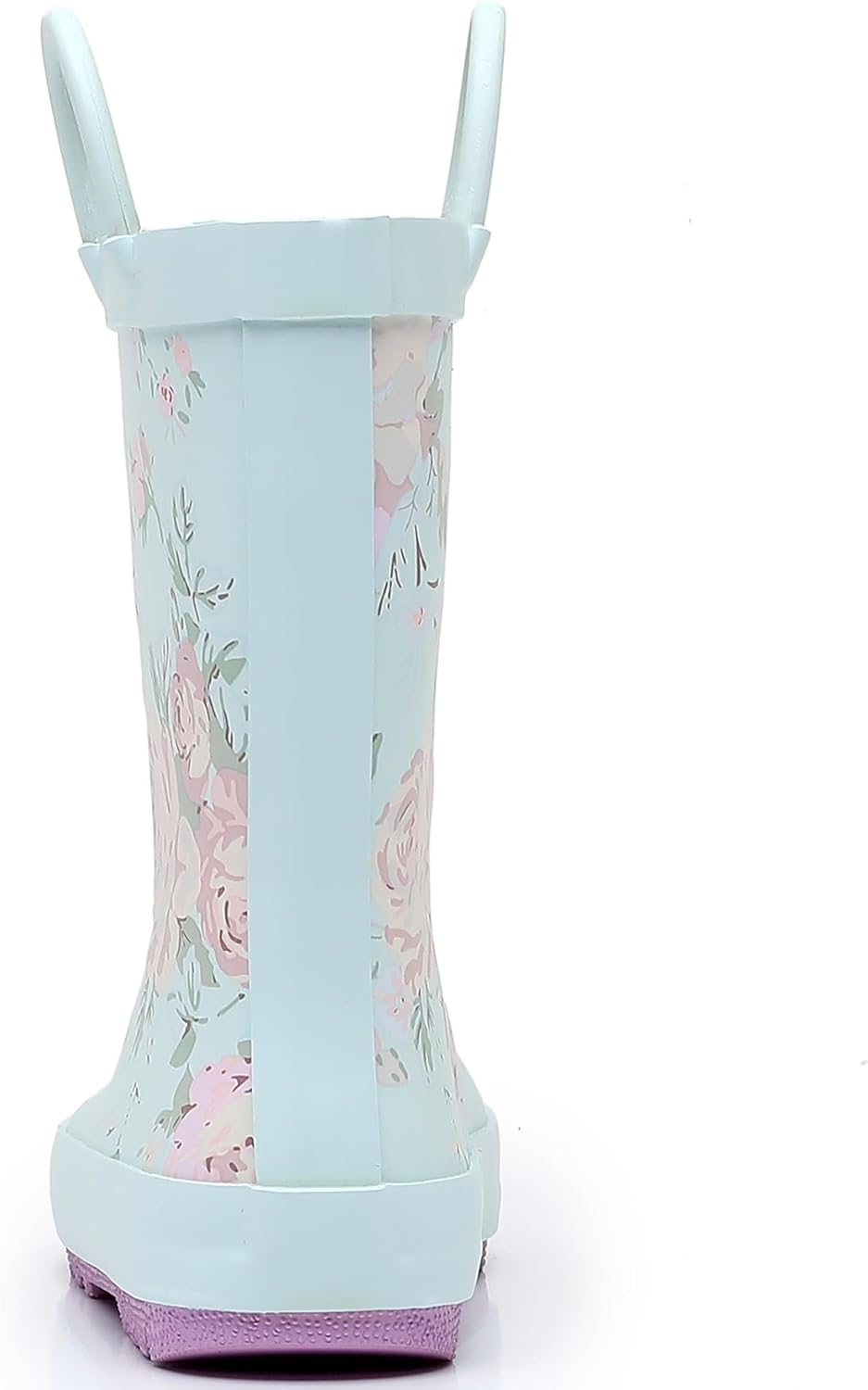 Kids Rain Boots with Easy-On Handles - Waterproof Rubber Boots for Girls & Boys, Fun Animal Patterns & Non-Slip Sole